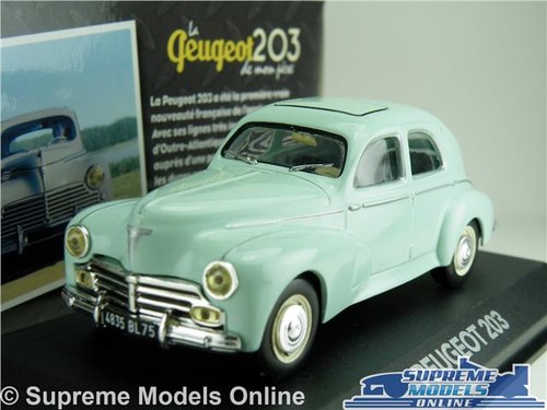 Peugeot 203 model car green - 203,