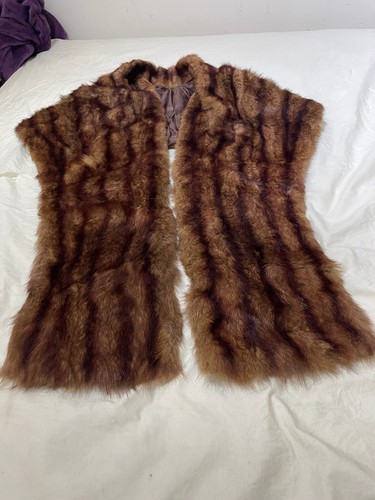 Vintage women mink - vintage, brown
