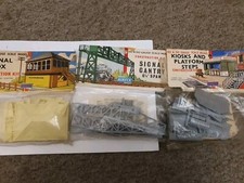 3 Airfix Kit OO Gauge Kiosks