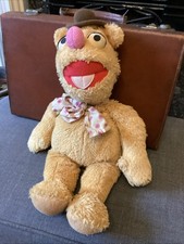 Vintage Fozzie Bear The Muppet Posh Paws Disney Soft Toy Teddie