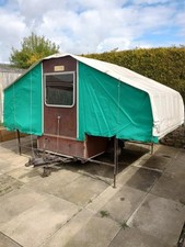 Early 60's Dandy Dart Trailer Tent Restoration Project. 