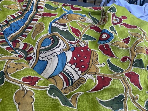 Stunning silk kota doria hand - kota,