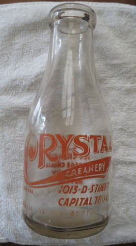 Very rare crystal - crystal, creamery
