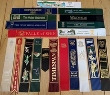 Big Scotland 🏴󠁧󠁢󠁳󠁣󠁴󠁿 Mixed Vintage Leather Bookmark Job Lot GVC! G12