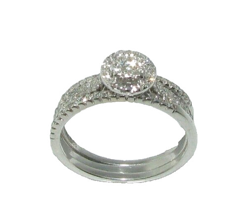 Ladies 9ct white gold - , 3