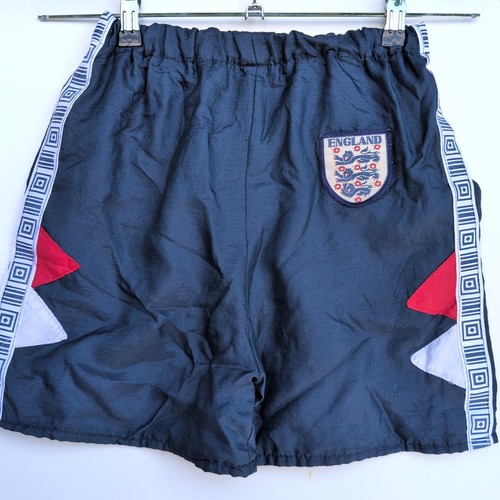 England retro football shorts - england,