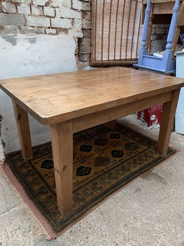 Pine kitchen table farmhouse - pine, /