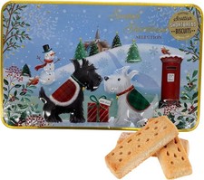 Christmas Tin Biscuits Gift