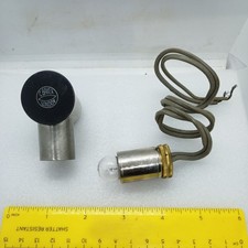 Vintage C Baker London Microscope Light Source Lamp Bulb Holder 12 Volts