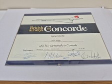BRITISH AIRWAYS USED CONCORDE