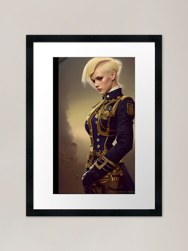 Wounded blonde steampunk