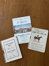 1920/1921/1953 race cards: Epsom (Derby); Newbury; Windsor.