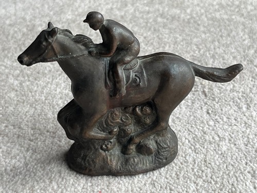 Horse jockey hollow cast - horse, &