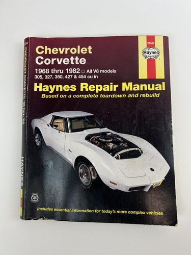Corvette 1968 1982 service - 1968-1982,