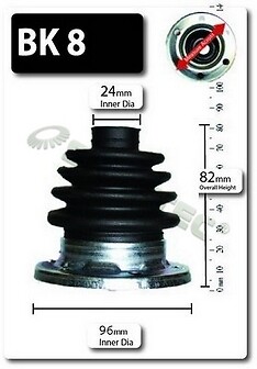 Shaftec rear inner - rear, cv