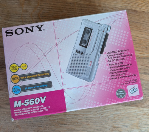 Unused boxed sony pressman - unused,