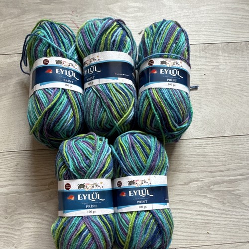 Eylul wool aran mixed colour - eylul,