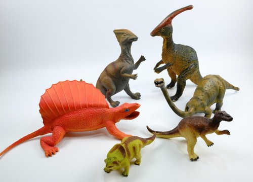 Large vintage dinosaur - large, figures