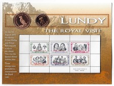 1977 LUNDY COINS AND STAMPS