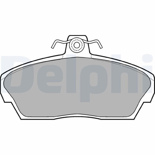 Delphi lp911 brake - pad, set