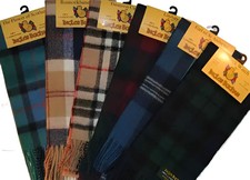 100% premium lambswool tartan