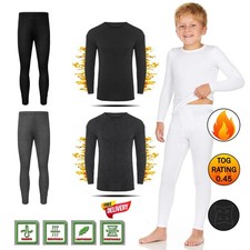 Kids Unisex Thermal Long Johns