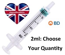 BD Emerald 2ml Sterile Hypodermic Syringes Luer Slip CE Certified Quantity 1-10