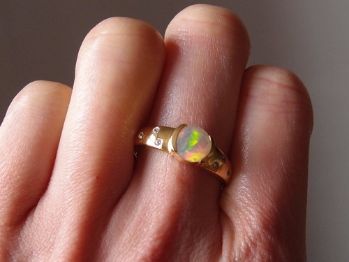 Ethiopian opal zircon - ethiopian,