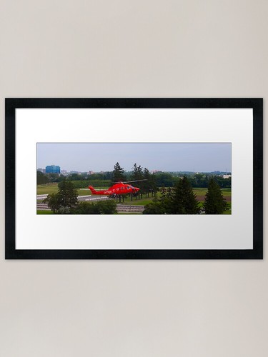Air ambulance lands - air,