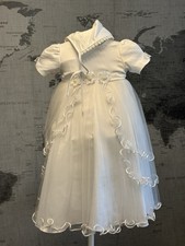 Girls' Ivory Lace Christening