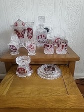 Vintage hofbauer crystal ruby - crystal,