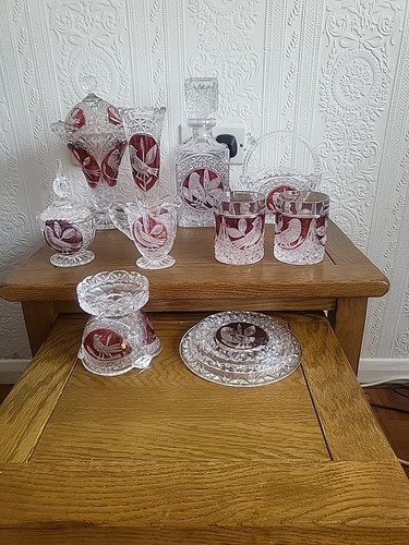 Vintage hofbauer crystal ruby - hofbauer,