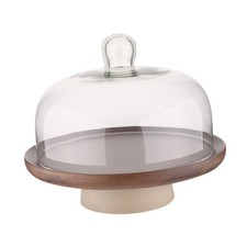 Cake Stand with Glass Dome
