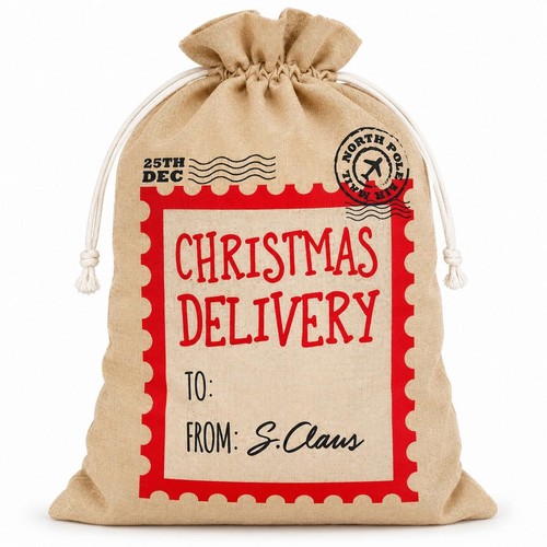 Large christmas santa - santa, sack