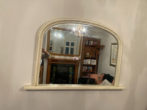 Arched wall mirror with small - with,