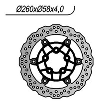 FRONT BRAKE DISC KAWASAKI J