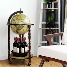 Vintage wine bar - wine, globe