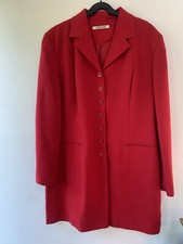 Cosmopolitan Vintage Red Blazer Jacket 14 Ladies Excellent Worn Once Condition