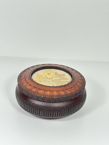 Vintage hand carved - hand-carved, wooden