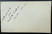 DAVID McCALLUM SR - MUSICIAN -