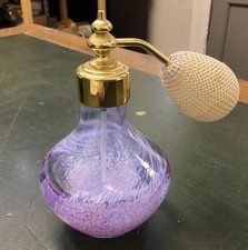 The Purple Swirl Art Glass Atomiser Perfume Bottle ( Pre-owned)