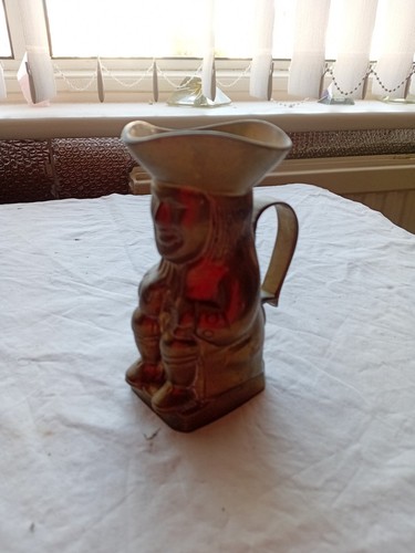 Vintage brass miniature toby - brass,