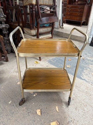 Metal tea drinks trolley - metal,