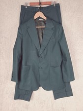 Gucci Suit Mens 40S Pants 32x28 Green Wool Mohair Two Piece Blazer Uniform