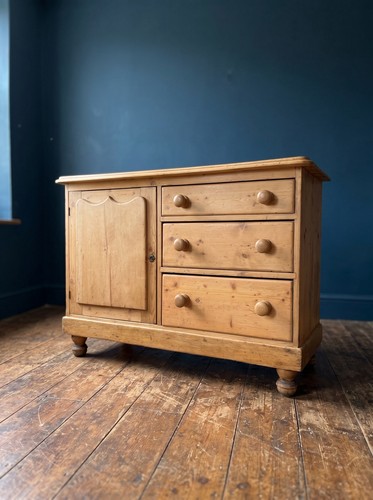 Victorian pine dresser - victorian,