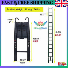 Telescopic folding ladder - folding,