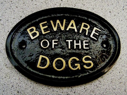Beware the dog - or, dogs