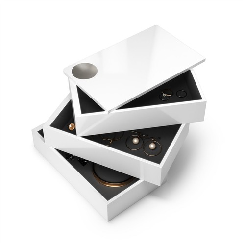 Tiered jewellery box - tiered, umbra