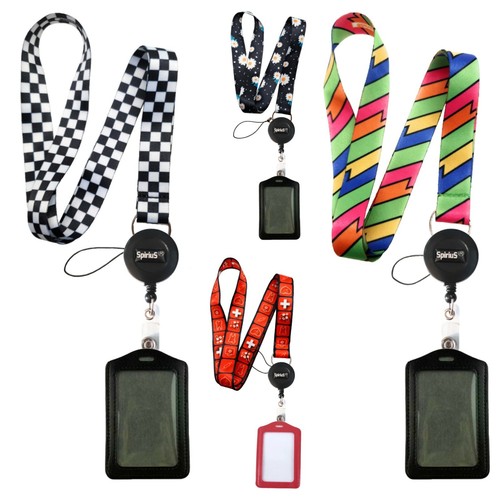 Retractable reel lanyard neck - retractable,