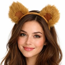 Brown Bear Ears Headband